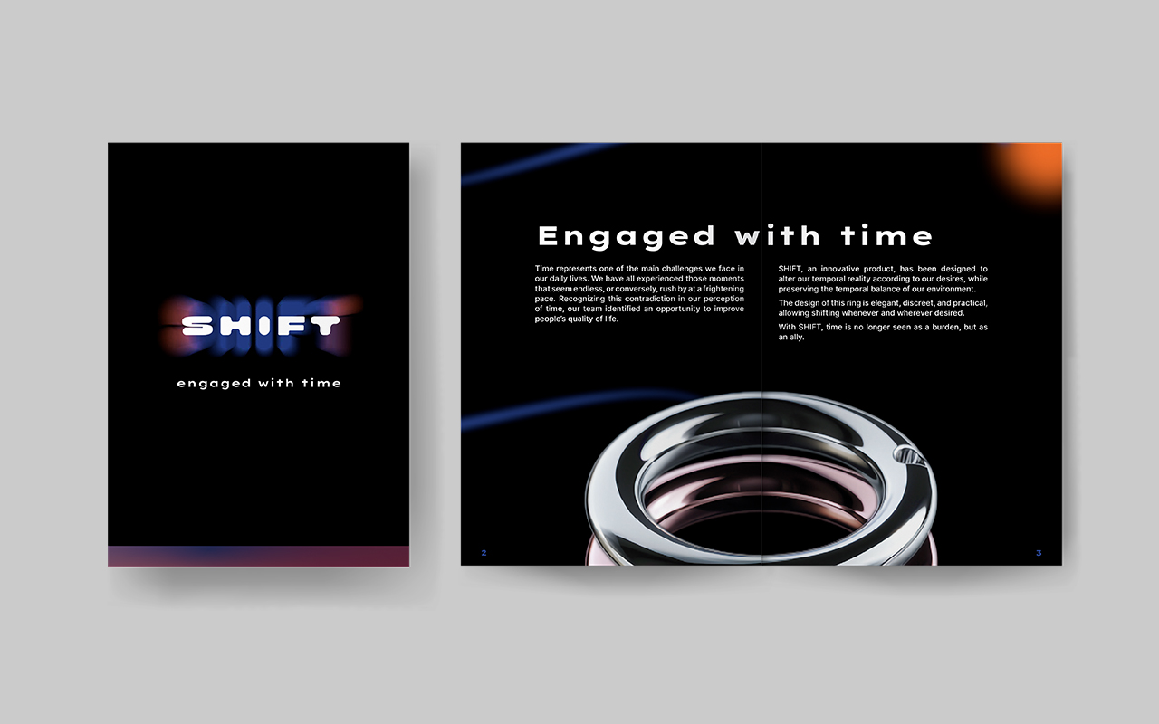 brochure première de couverture et page une et deux